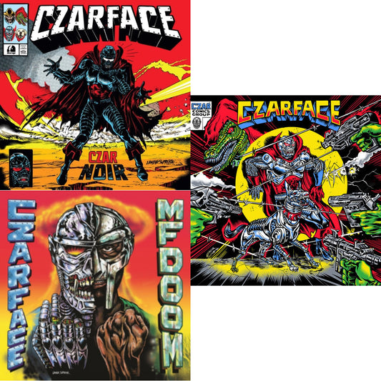 Czar Noir (Red/White LP Vinyl) & Czarface Meets Metal Face & Odd Czar Against Us