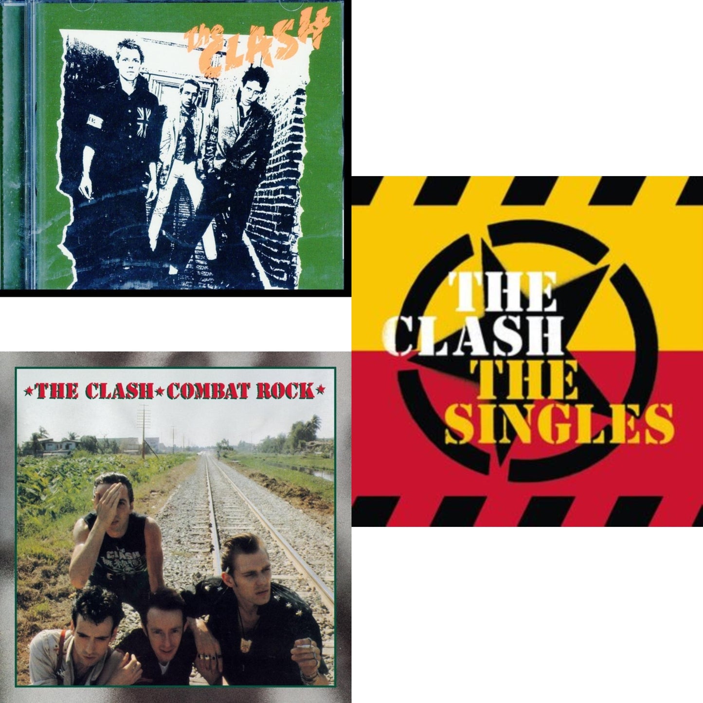 Clash - Clash (Us Edition) & Combat Rock & Singles - CD Bundle