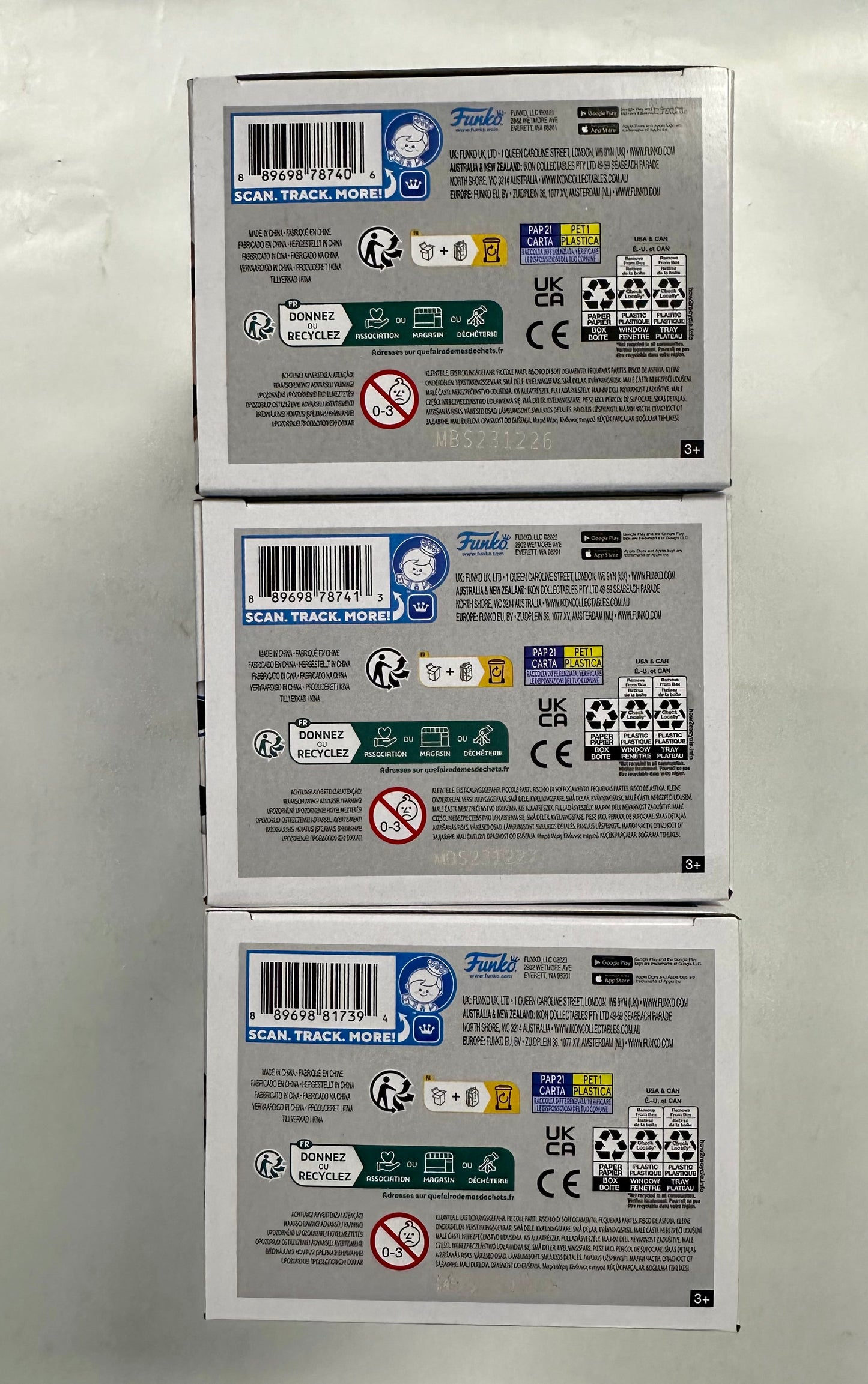 Funko Pop! Freddy, Franny & First Officer Proto #SE C2E2 2024 Airways Exclusive