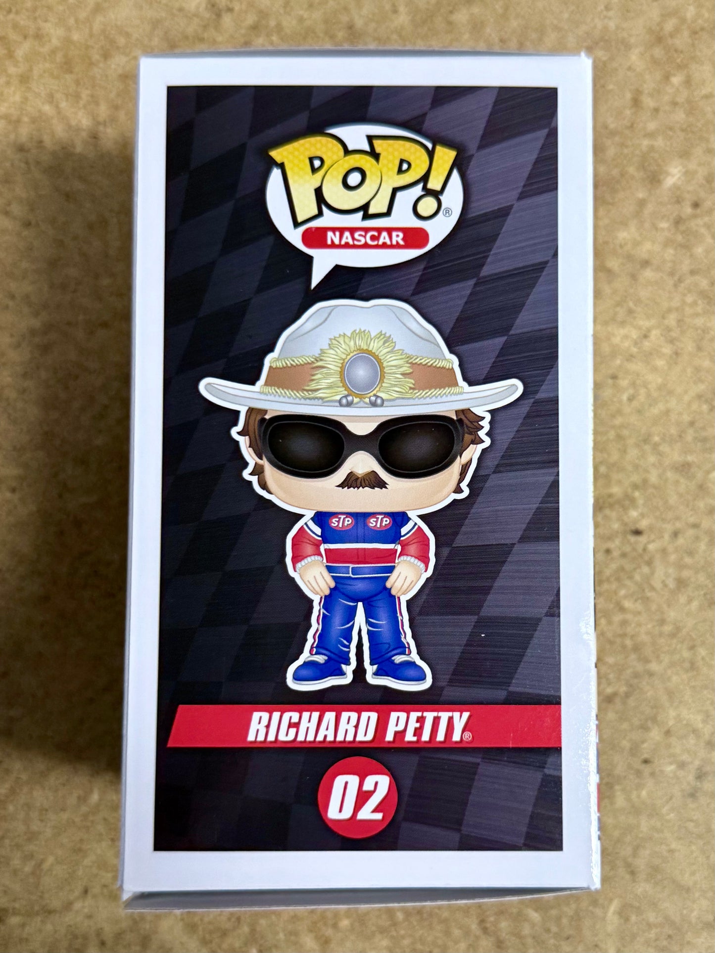 Richard “The King” Petty & Son Kyle NASCAR Signed Funko Pop! #02 With JSA COA