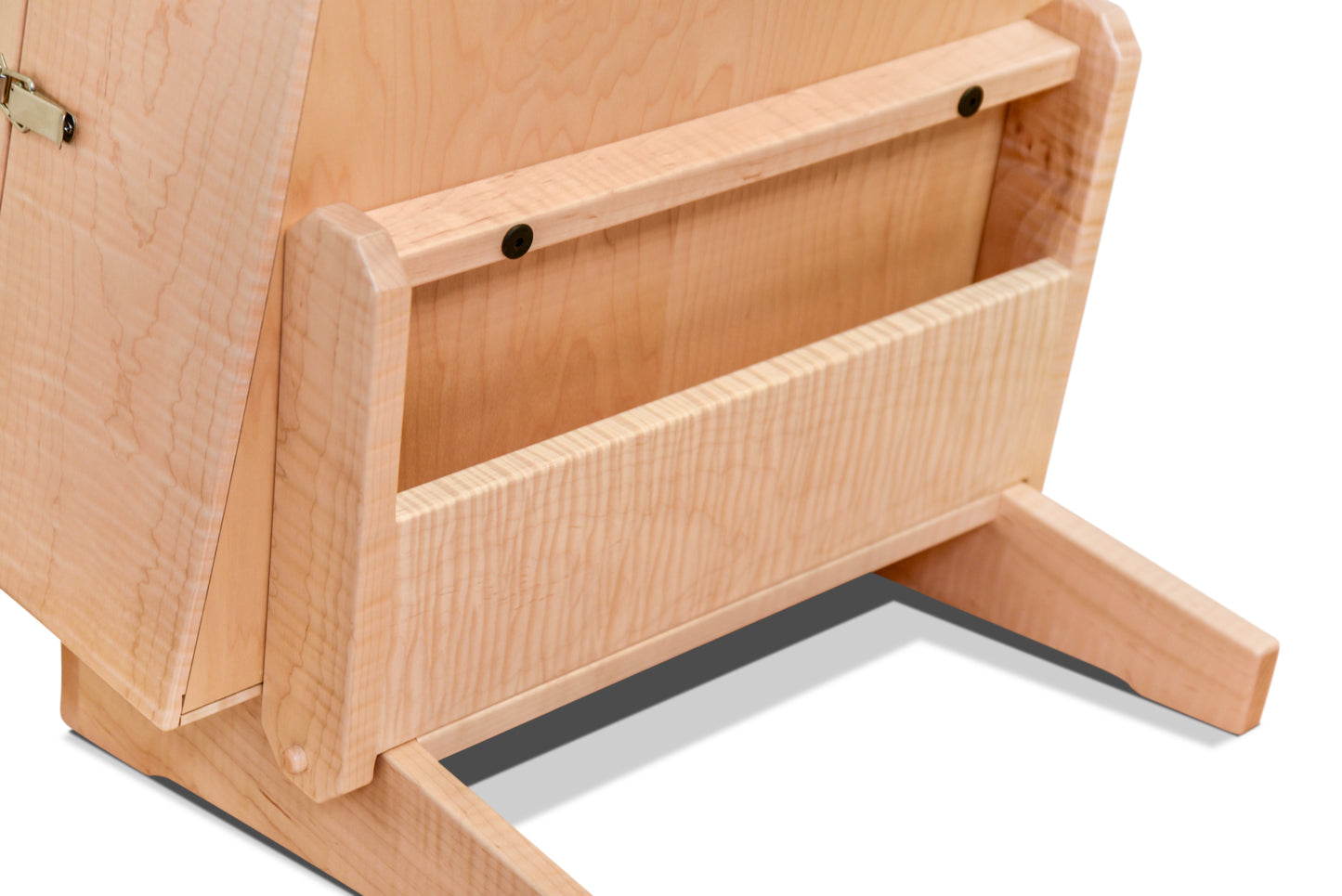 ClimaStand Triangle Humidor with Base - Flamed Maple