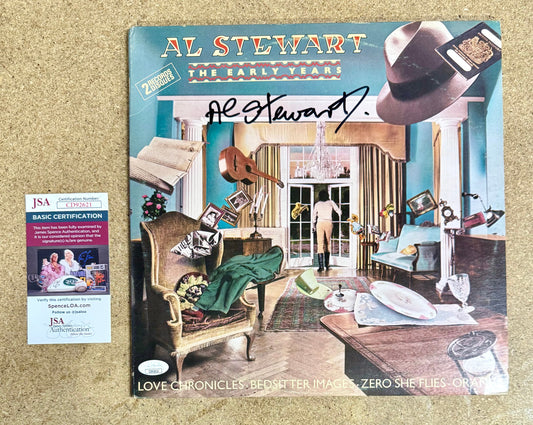 Singer Al Stewart Signed The Early Years (1977) Vinyl With JSA COA