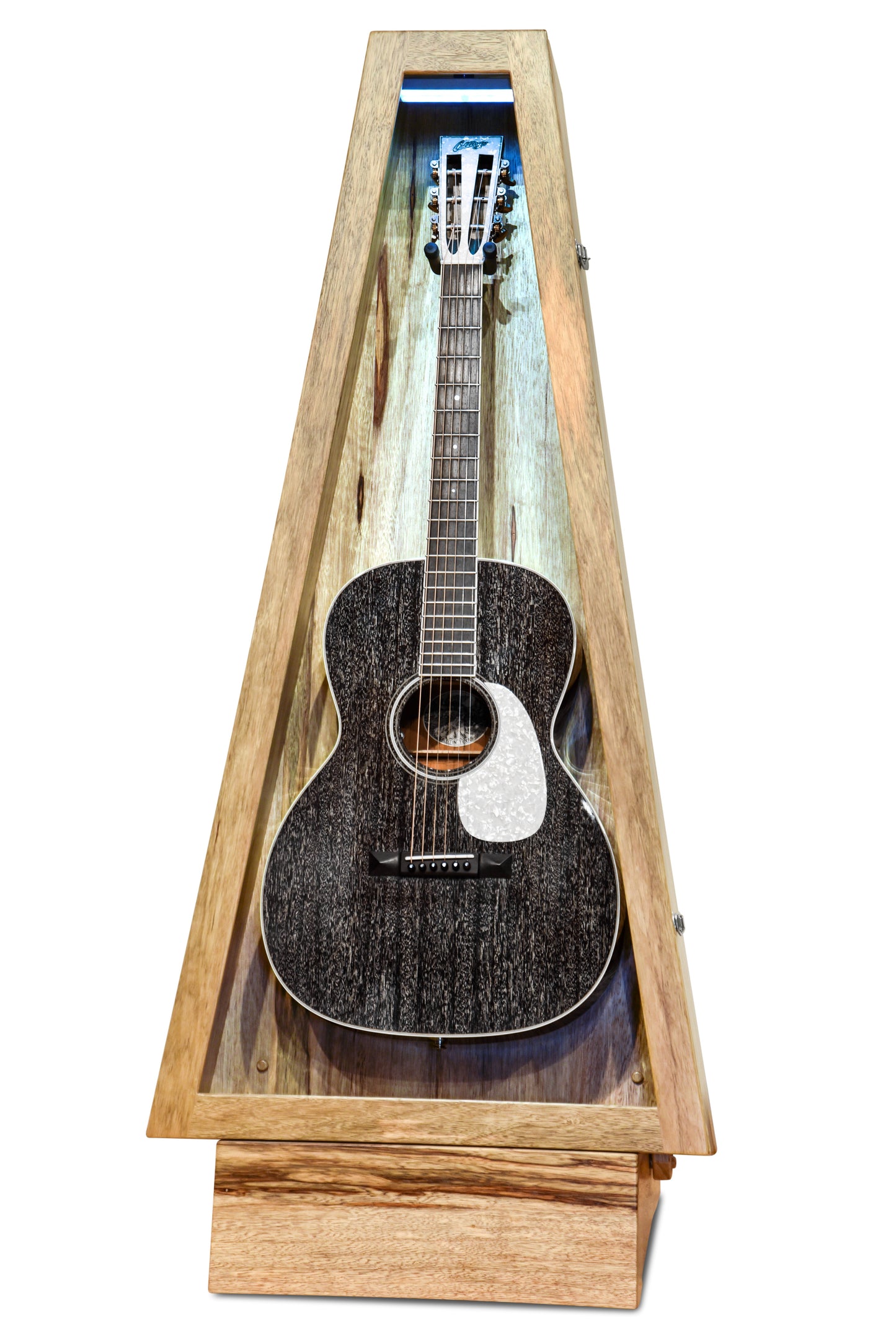 ClimaStand Triangle Humidor with Base - Black Limba