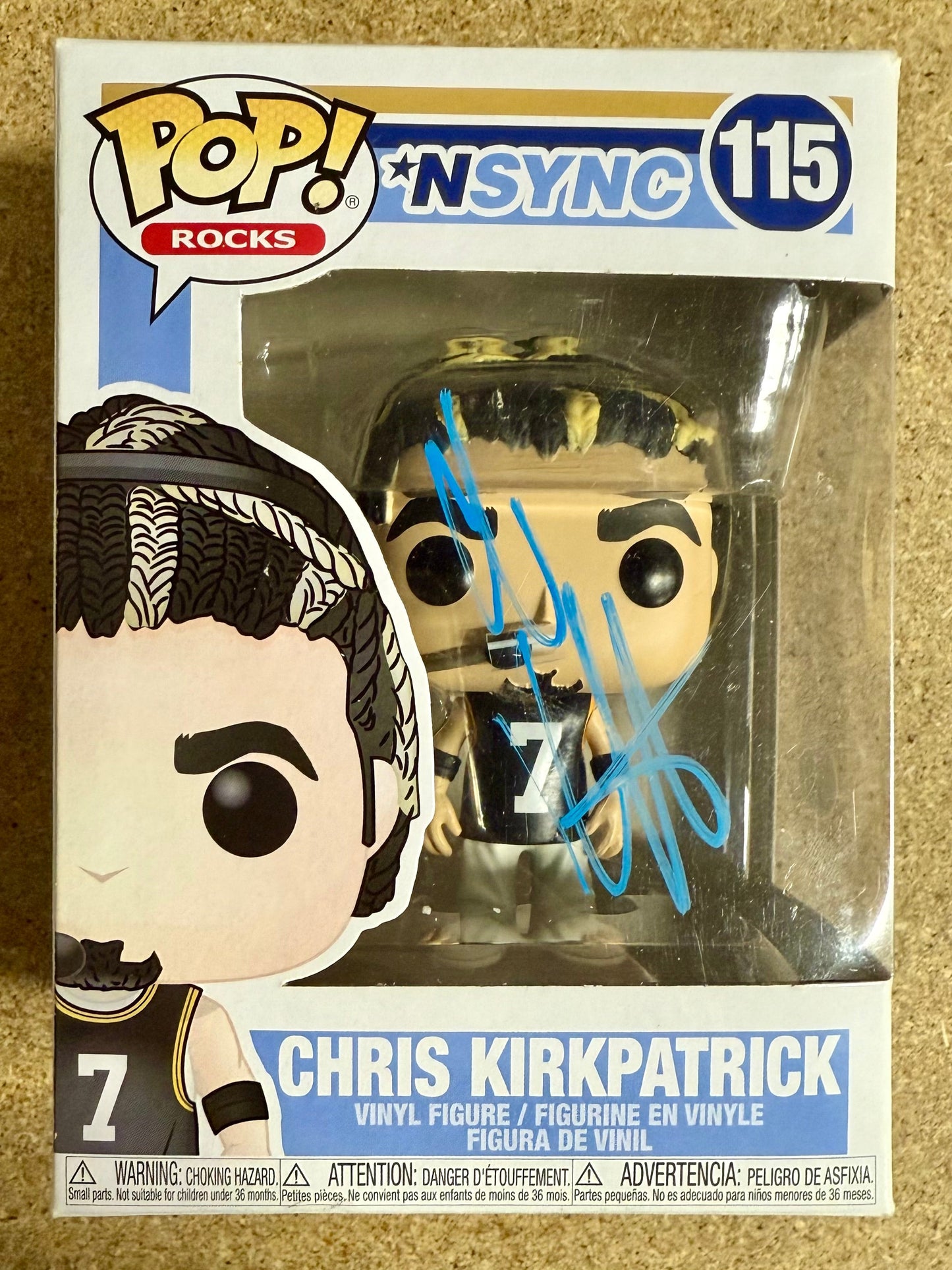 Chris Kirkpatrick Signed Nsync Funko Pop! #115 Vaulted 2019 With JSA COA