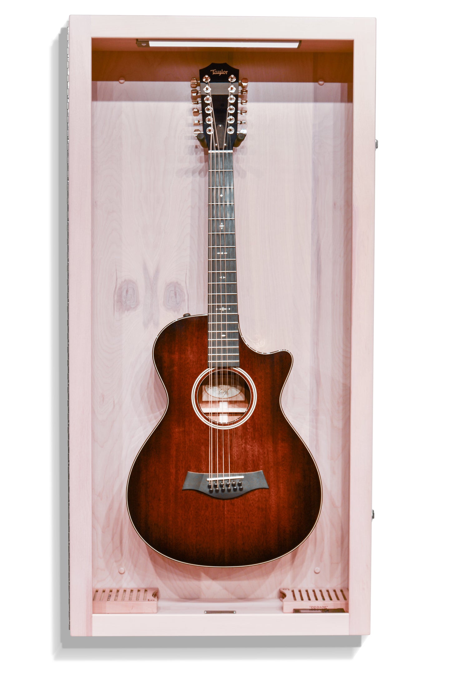 ClimaCase Rectangle Humidor - Birch with Campbell White Stain