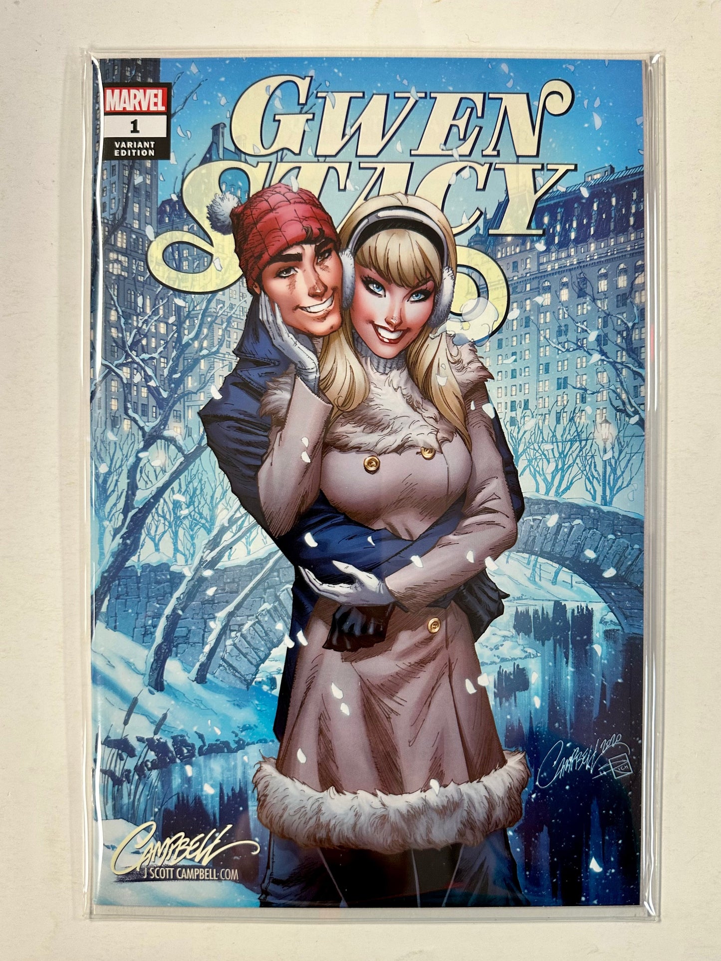 Gwen Stacy #1 J Scott Campbell Exclusive Set Of 4 Marvel Comics 2020 Seasons