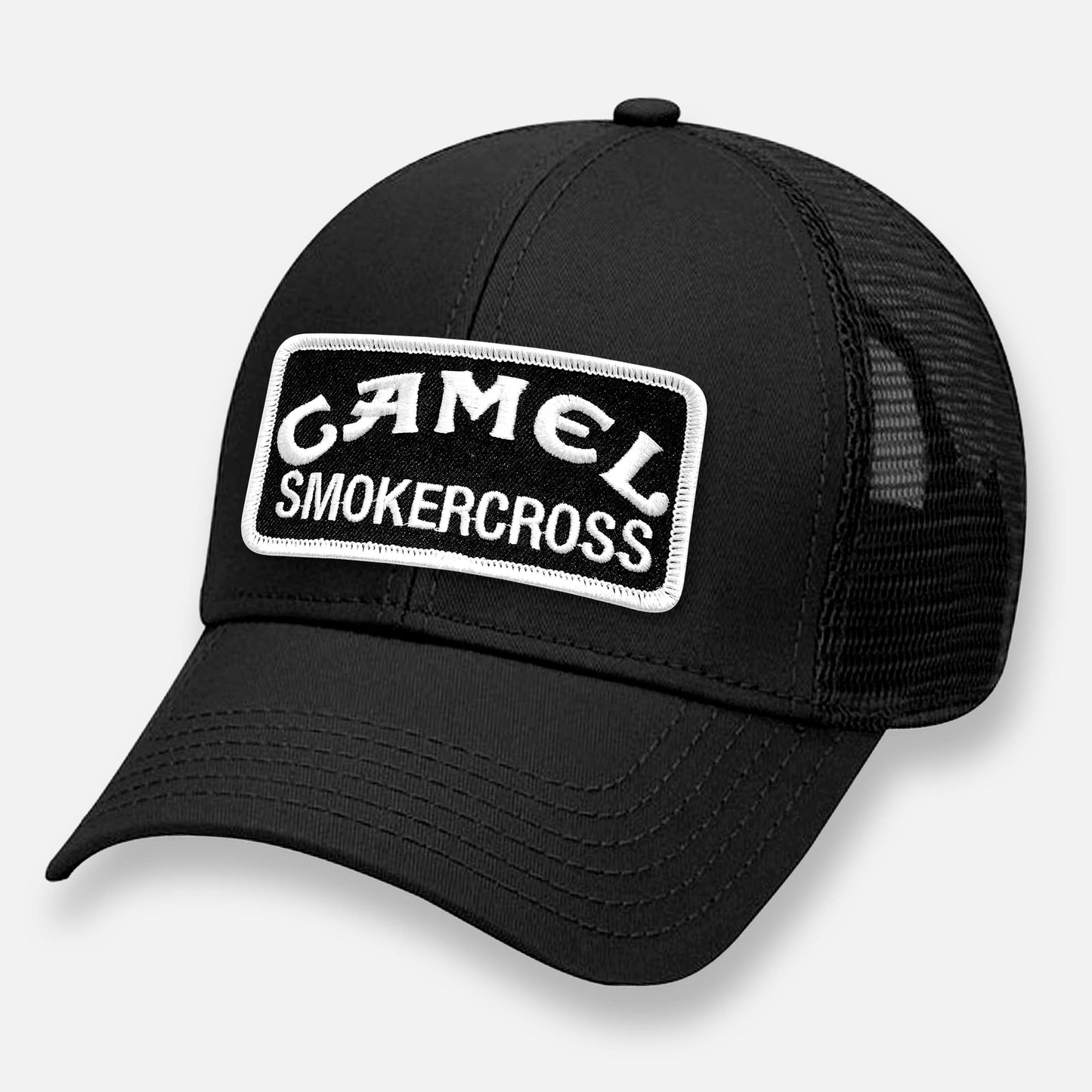 CAMEL SMOKERCROSS LOW PRO TRUCKER PATCH HAT