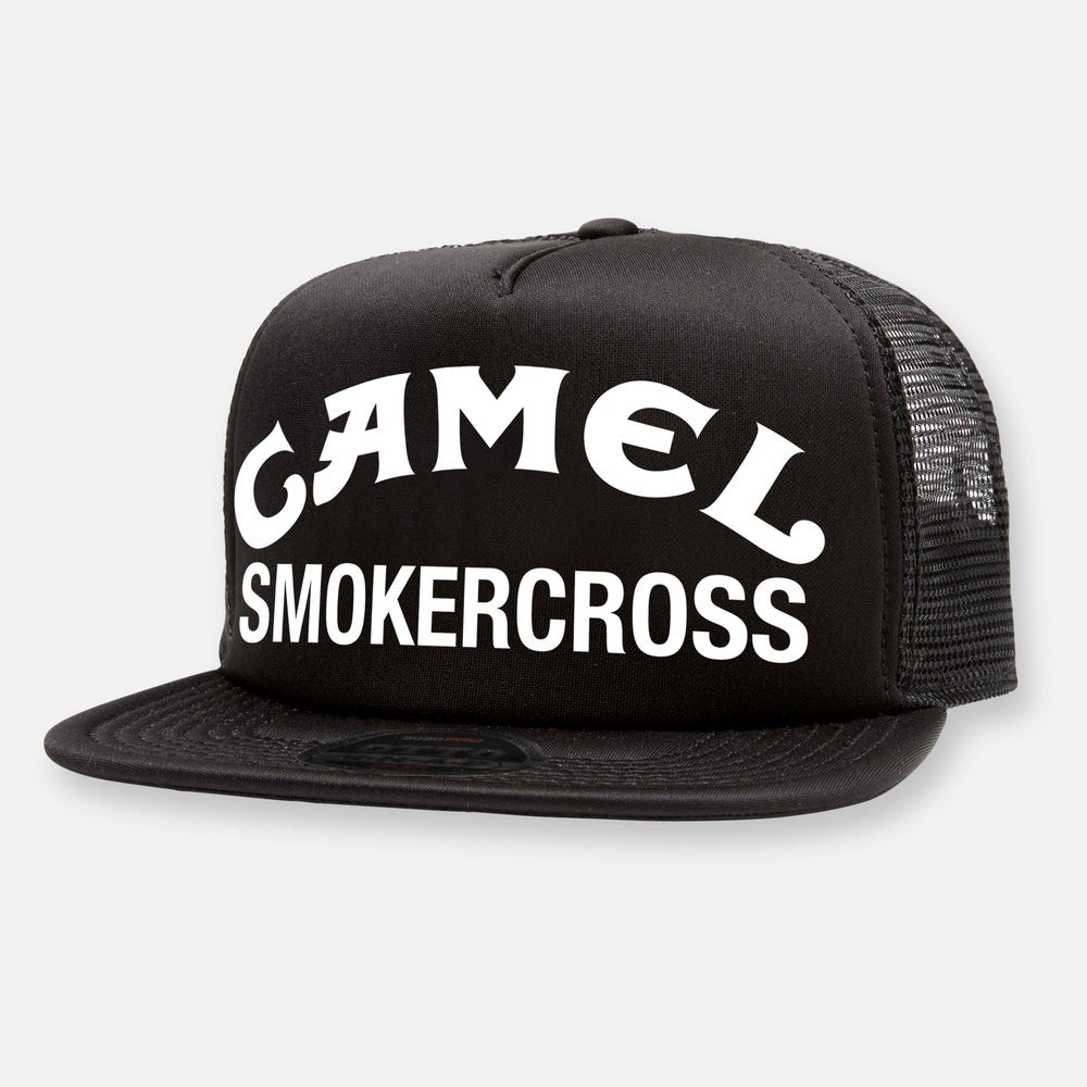 CAMEL SMOKERCROSS FLAT BILL HAT