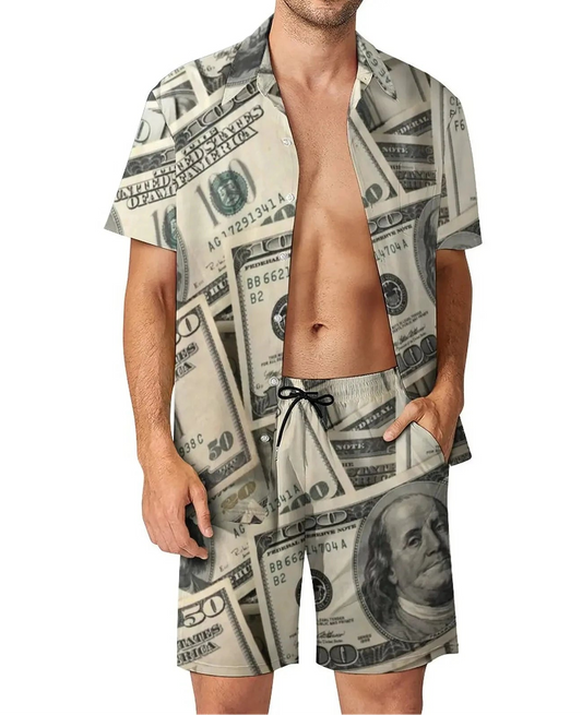 CASH OUT HAWAIIAN SET – Lizard Vigilante Summer 3D Print Flex for High Rollers, Hustlers & Beachfront Bandits - Premium  from Lizard Vigilante - Just $30.99! Shop now at Lizard Vigilante