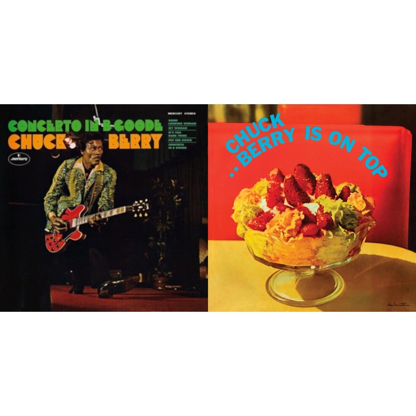 Chuck Berry - Berry Is On Top (180G/Red LP Vinyl/Limited/Anniversary Edition) & Concerto In B Goode