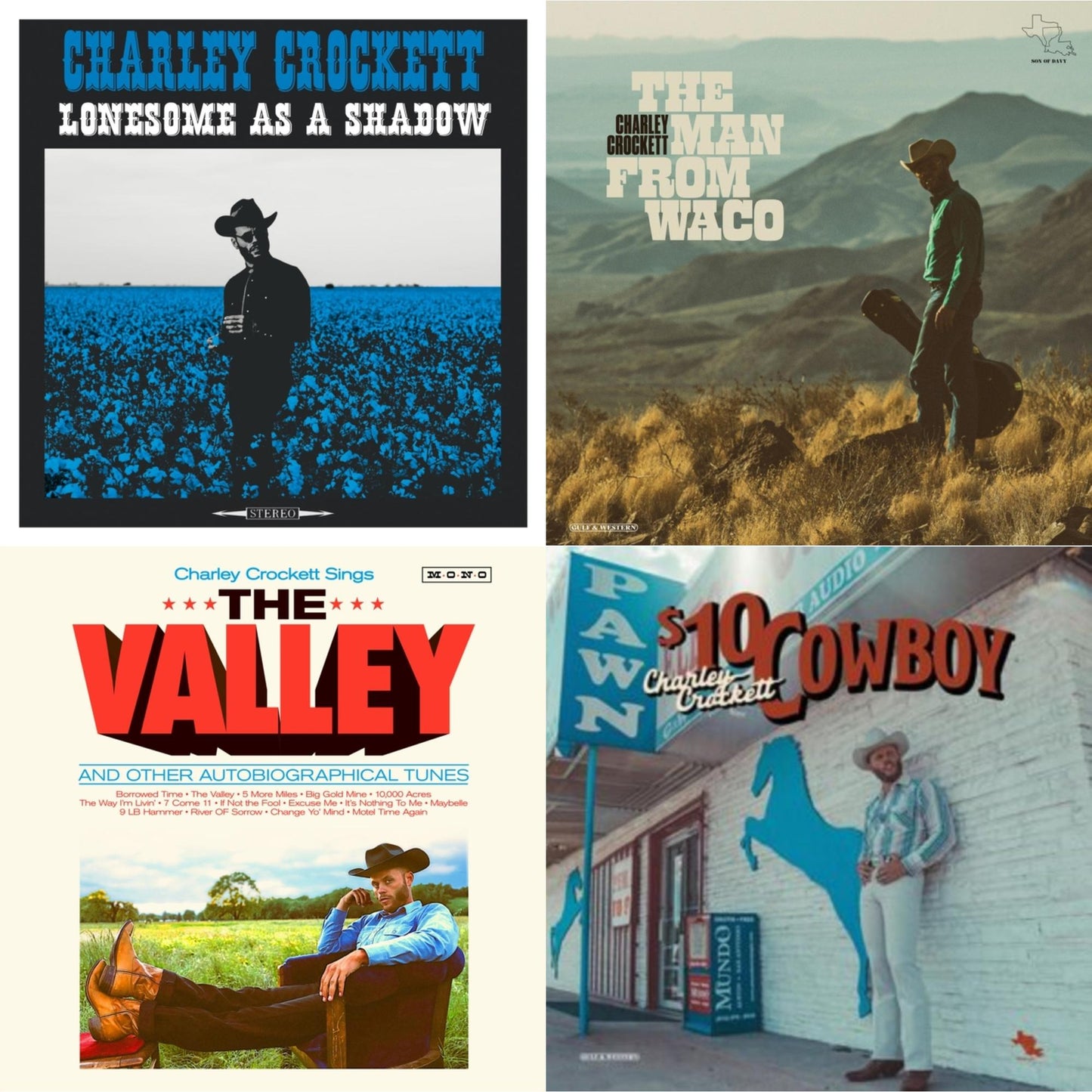 Valley & $10 Cowboy & Lonesome As A Shadow & Man From Waco