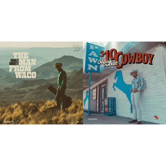 Charley Crockett - $10 Cowboy & Man From Waco - LP Vinyl Bundle