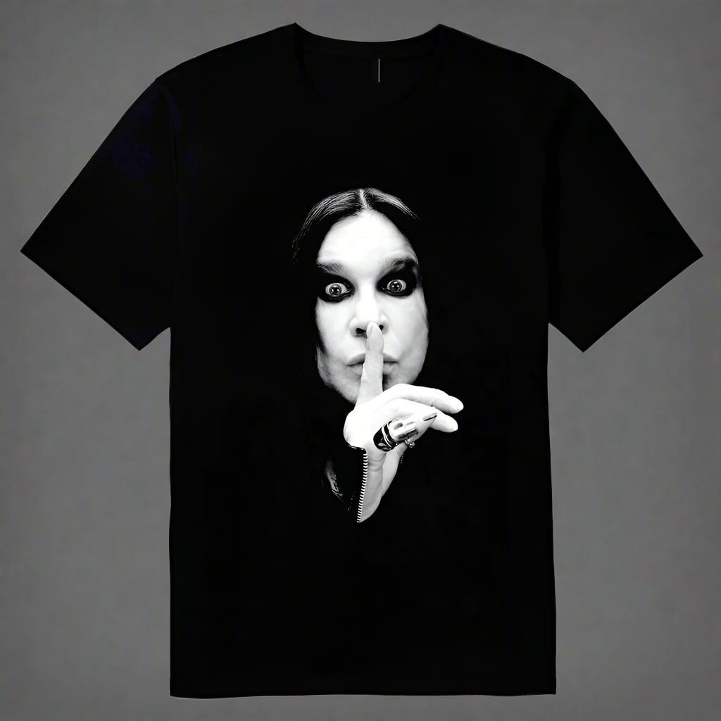 Men's Cotton O-Neck Ozzy Osbourne Secret Reprint Tee - Humorous Hip Hop Heavy Metal Style - Premium t-shirt from Lizard Vigilante - Just $24.88! Shop now at Lizard Vigilante