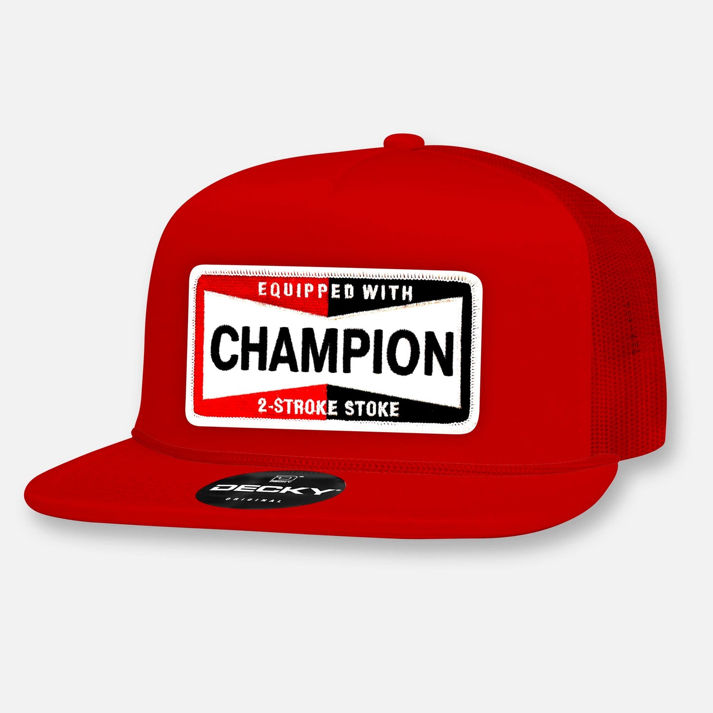 CHAMPION PIT CREW FLAT BILL PATCH HAT