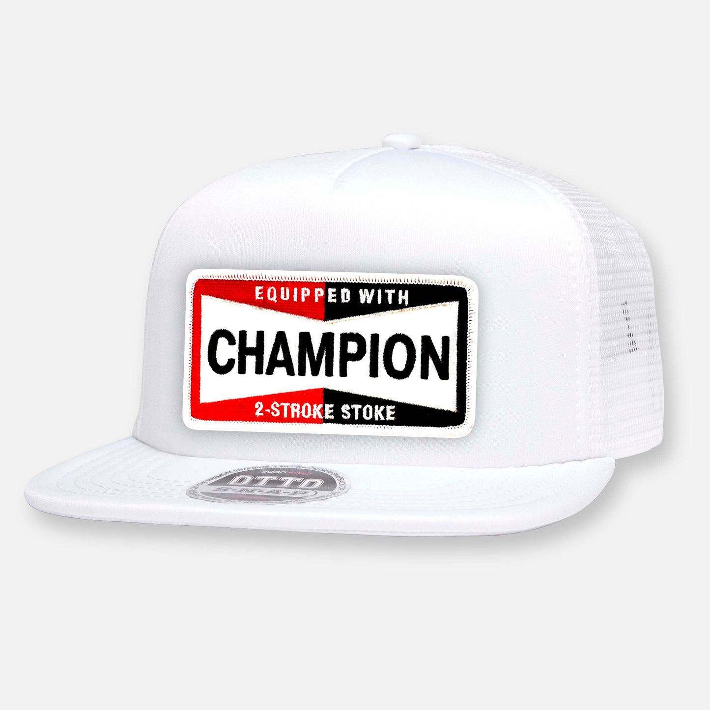 CHAMPION PIT CREW FLAT BILL PATCH HAT