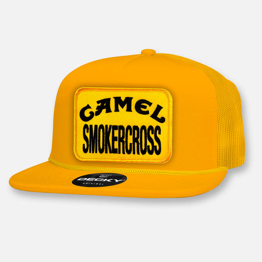 CAMEL RACE TEAM FLAT BILL PATCH HAT