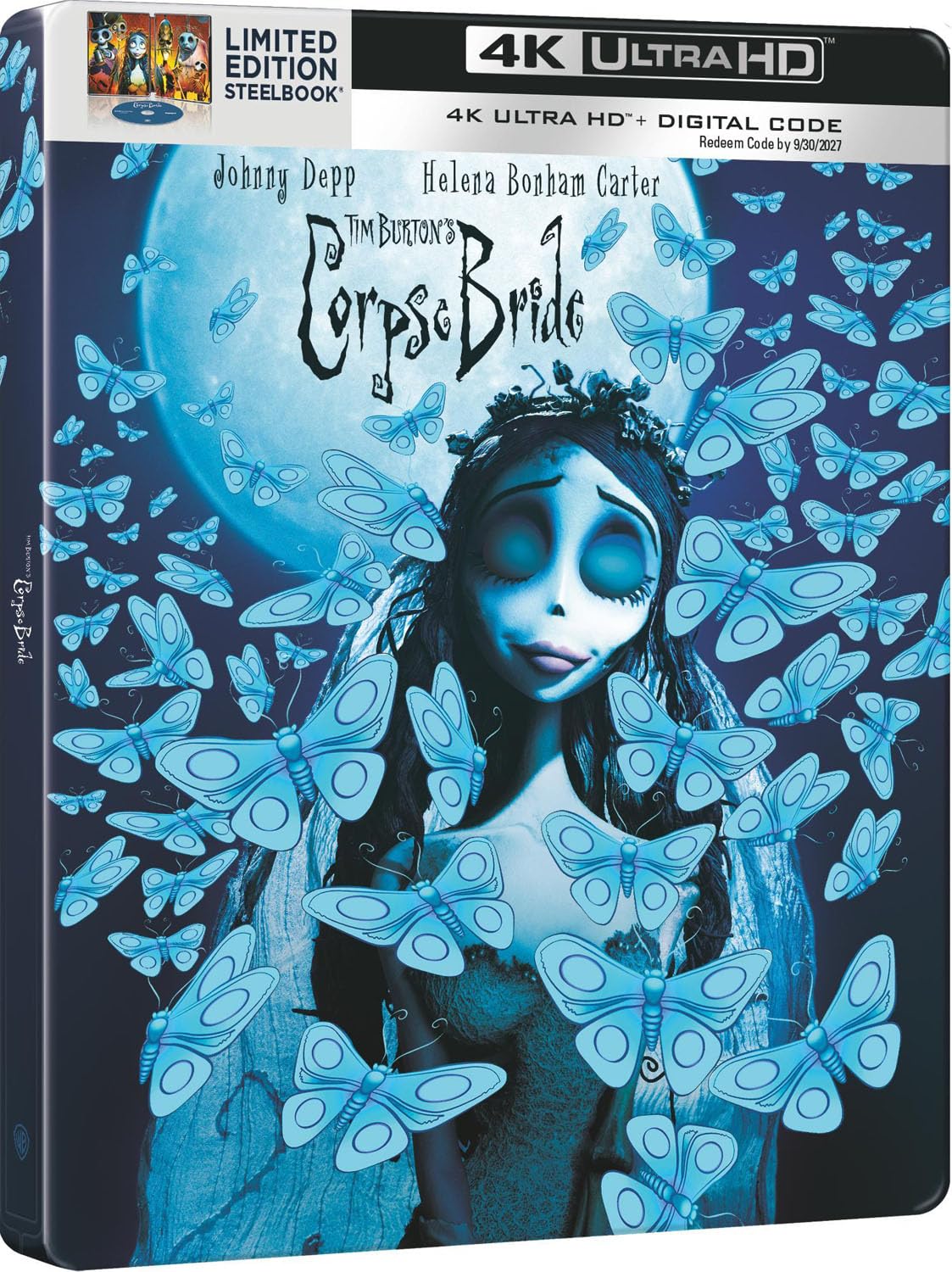 Tim Burton's Corpse Bride - Limited Edition Steelbook (4K UHD + Digital Copy)