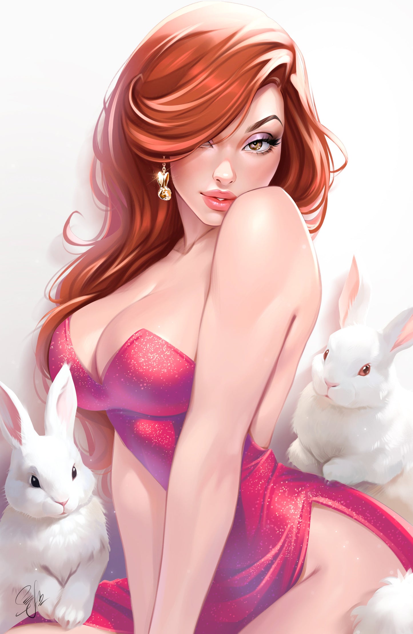 WAIFU CHRONICLES #1 - MAIN ATTRACTION COSPLAY - HOLOFOIL/MAGMA FOIL/LEATHER - by Katya Sinyukhina