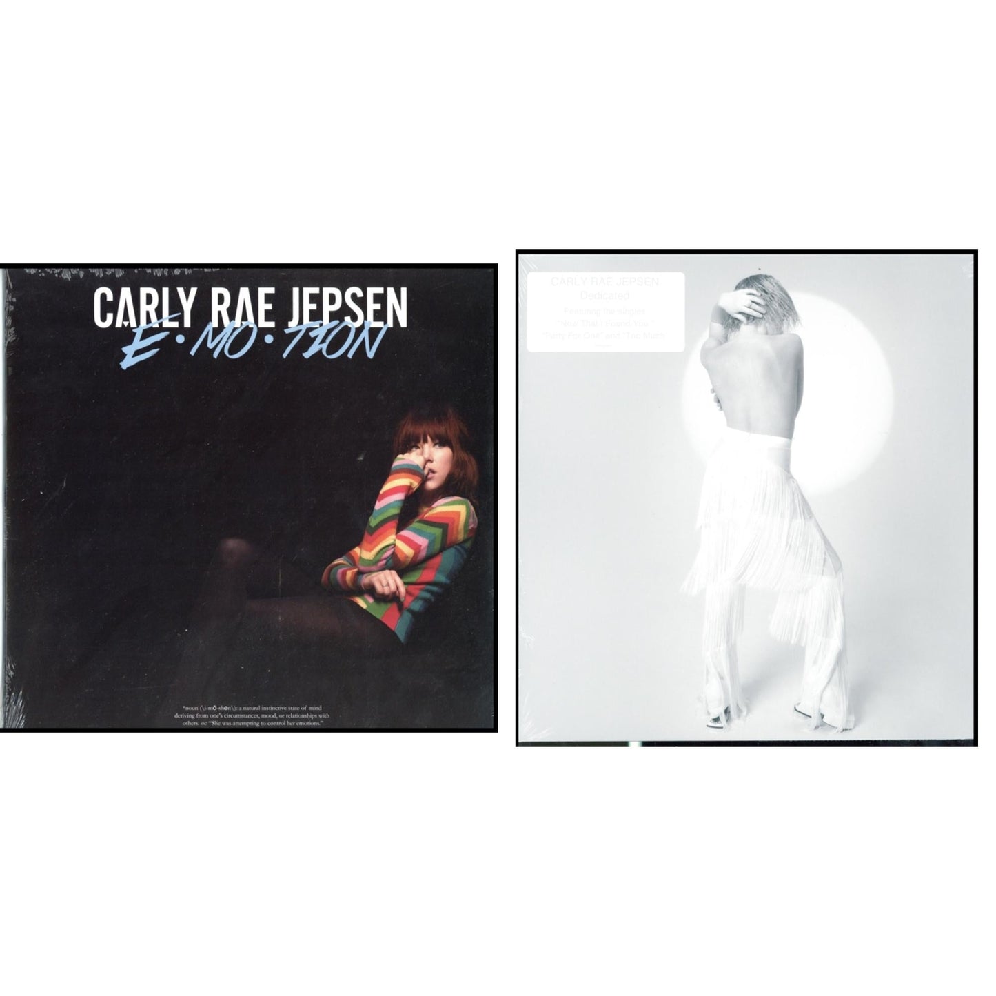 Carly Rae Jepsen - E·Mo·Tion & Dedicated - LP Vinyl Bundle