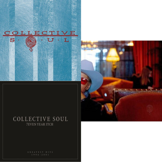 Collective Soul - Vibrating & Collective Soul & 7Even Year Itch: Greatest Hits, 1994-2001 - LP Vinyl Bundle
