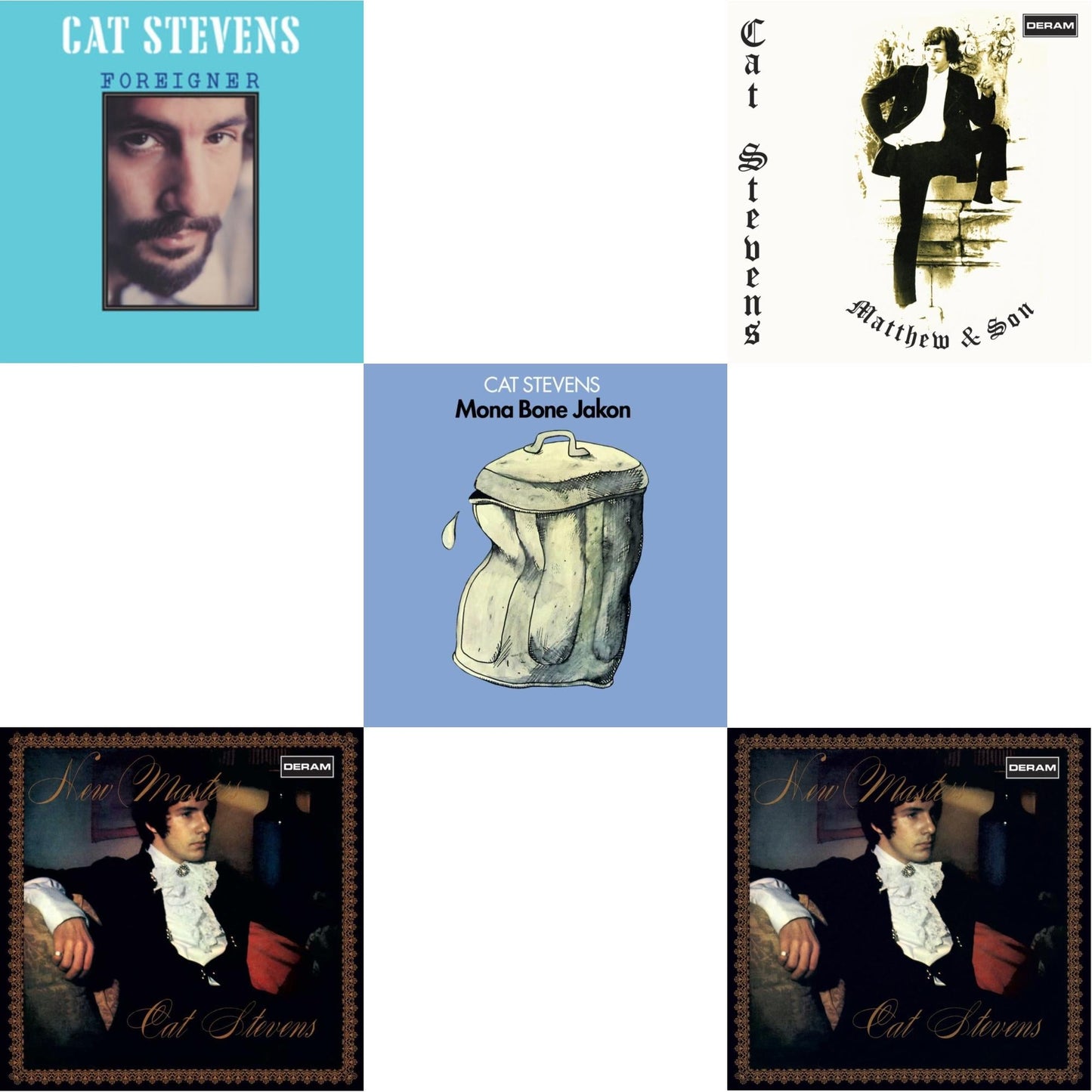 Foreigner & New Masters & Mona Bone Jakon & Matthew & Son (Cream LP Vinyl) & New Masters (Deep Red LP Vinyl)