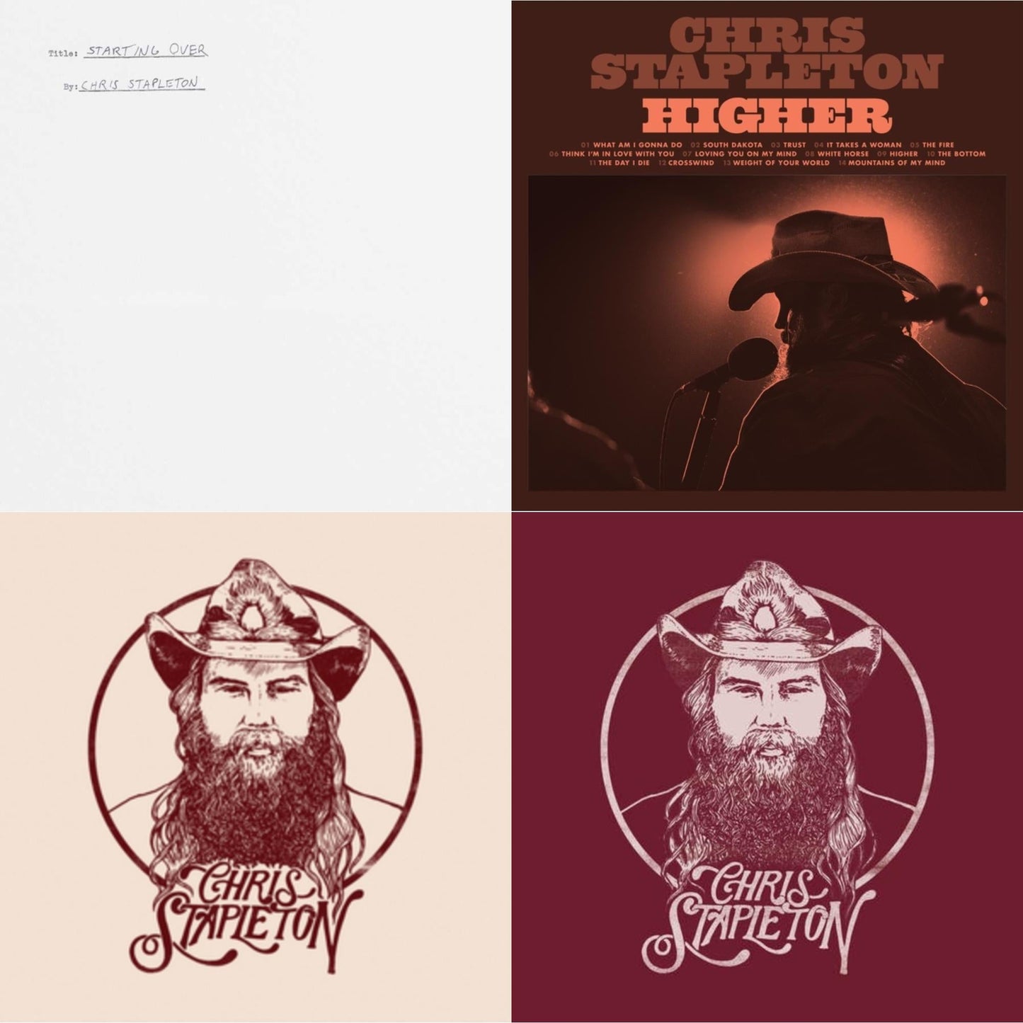 Starting Over (2LP/180G) & Higher (2LP/180G) & From A Room: Vol.1 & From A Room: Volume 2