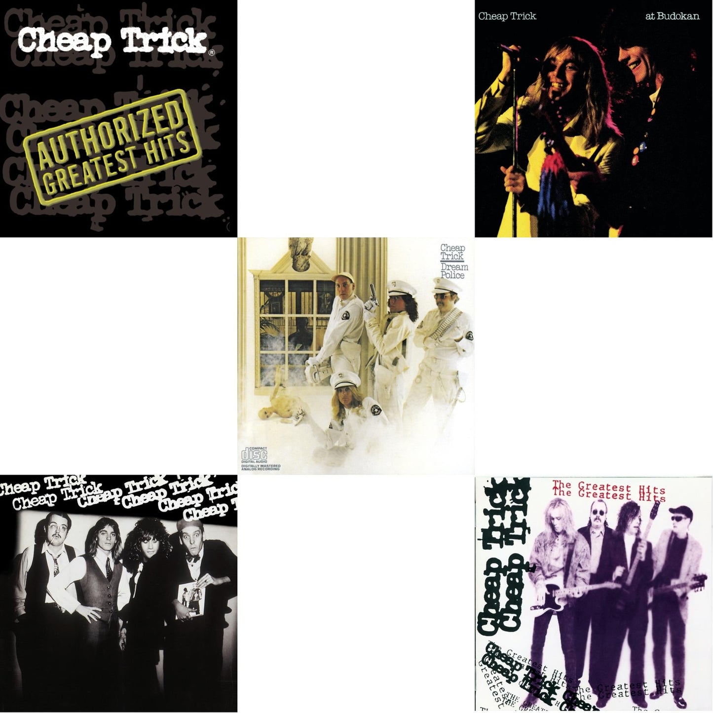 Cheap Trick & Cheap Trick At Budokan & Dream Police & Greatest Hits & Authorized Greatest Hits
