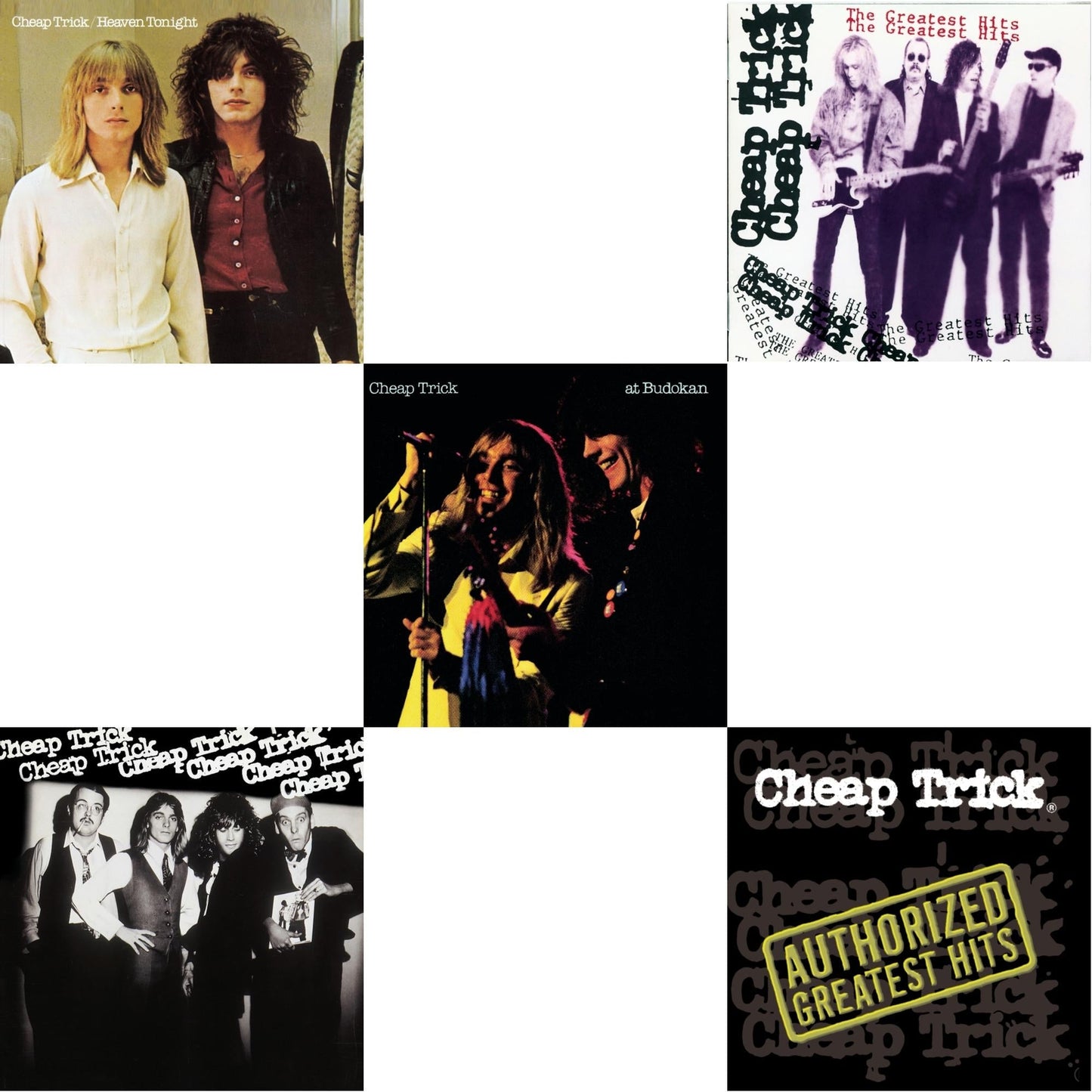 Heaven Tonight & Cheap Trick & Cheap Trick At Budokan & Greatest Hits & Authorized Greatest Hits