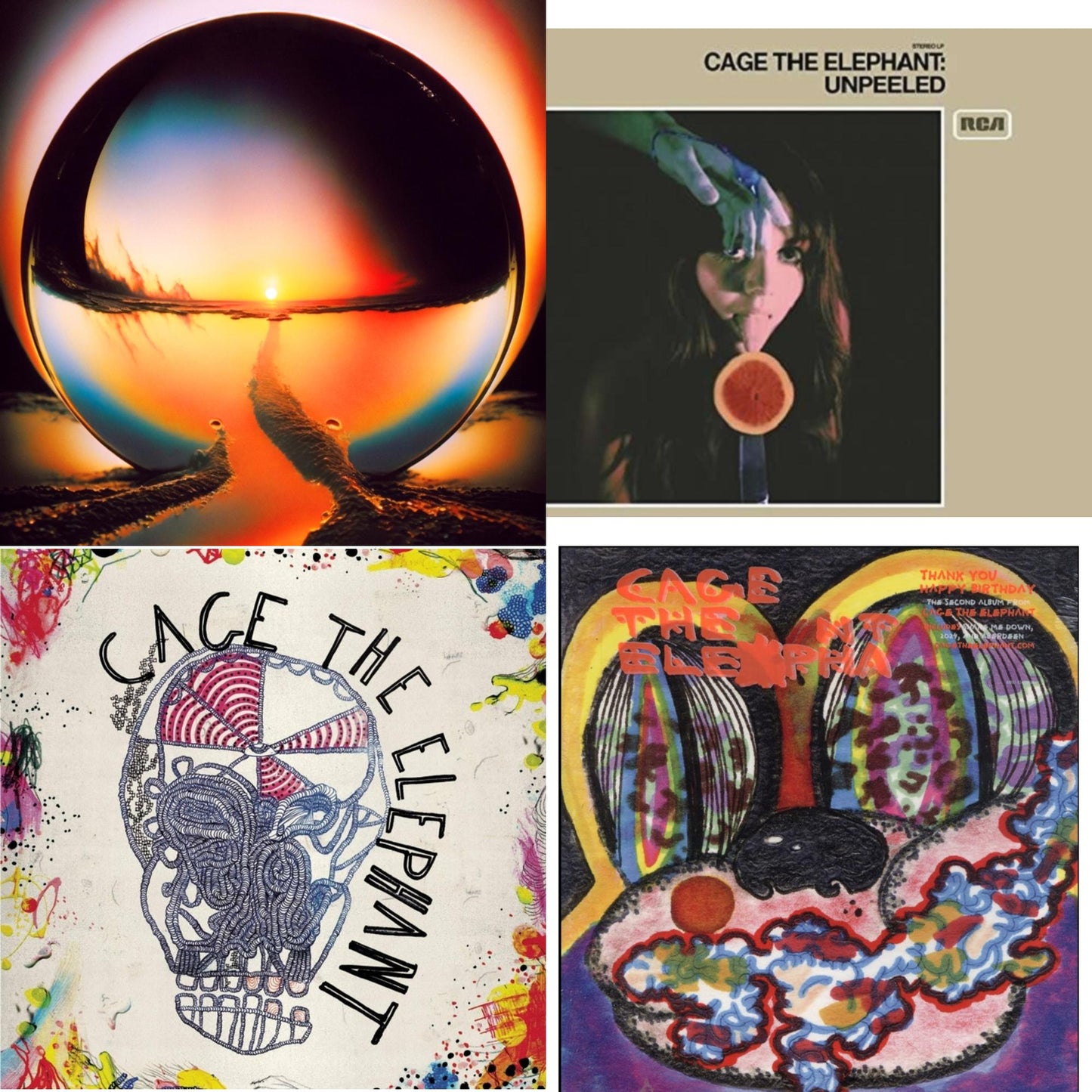 Neon Pill & Cage The Elephant (180G) & Thank You Happy Birthday & Unpeeled (2LP/140G/Gatefold)