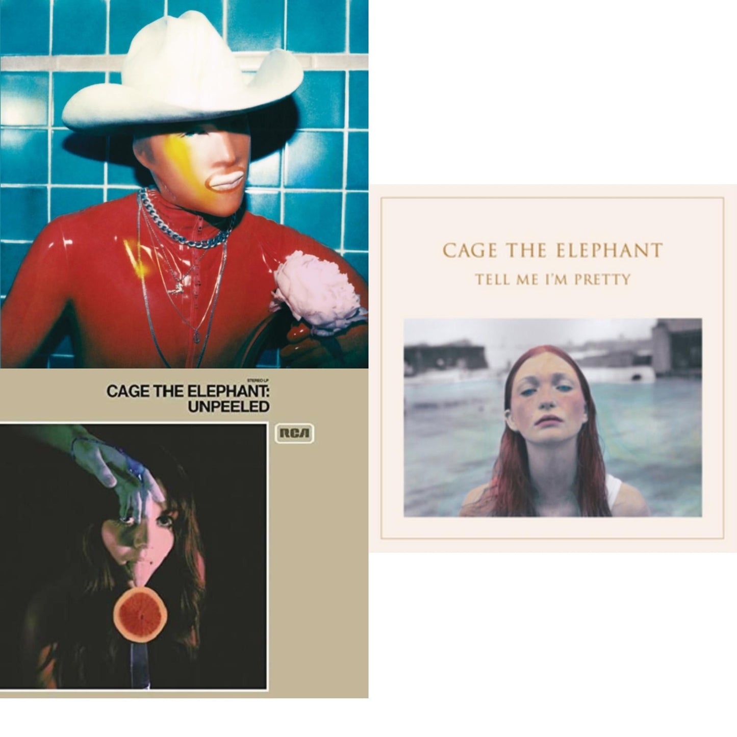 Social Cues (140G/Dl Insert) & Tell Me I'm Pretty (180G/Dl Card/Gatefold) & Unpeeled (2LP/140G/Gatefold)