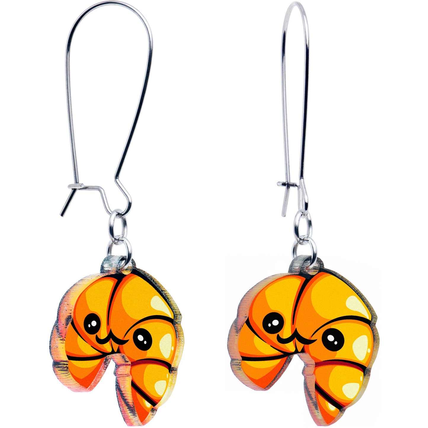 Acrylicious Quaso Croissant Dangle Earrings by Onyx O