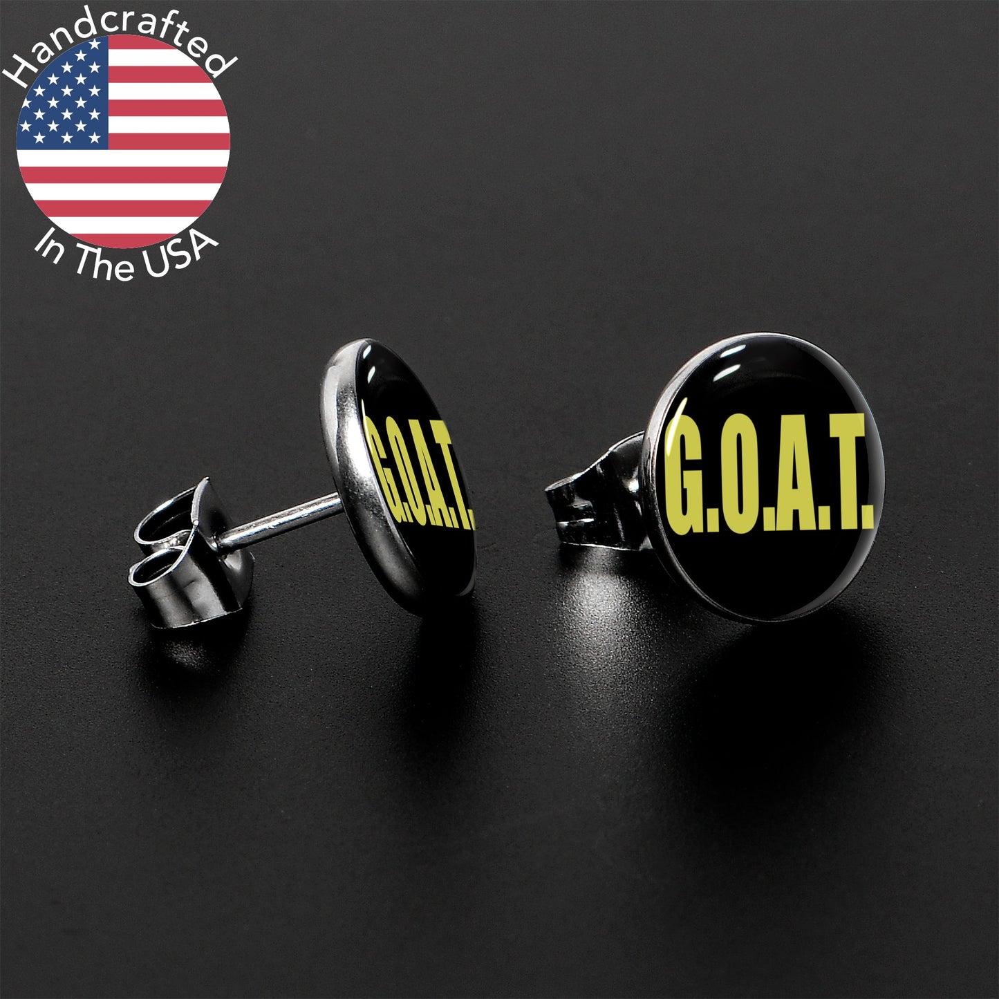 G.O.A.T. Stud Earrings by Onyx O