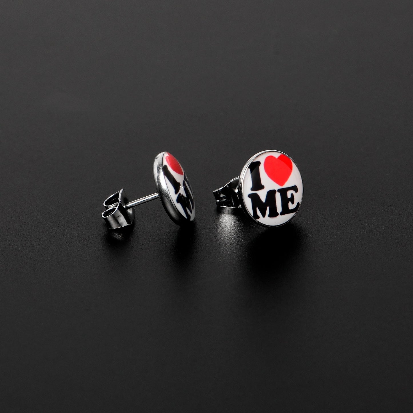 I Love Me Stud Earrings by Onyx O