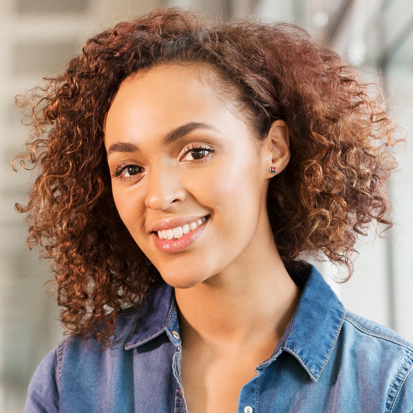 I Love Me Stud Earrings by Onyx O