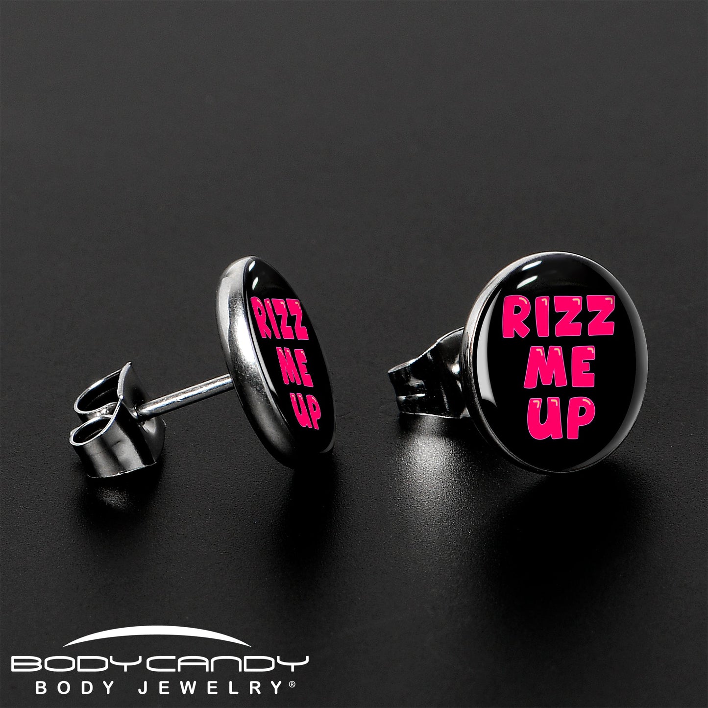 RIZZ ME UP Stud Earrings by Onyx O