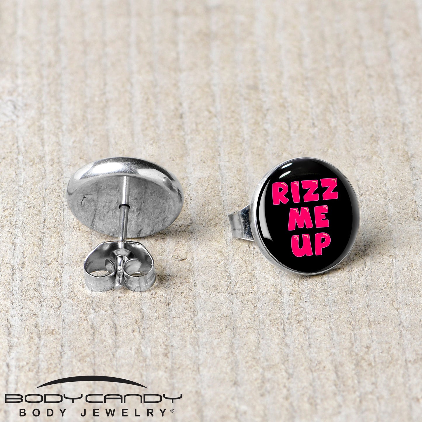 RIZZ ME UP Stud Earrings by Onyx O