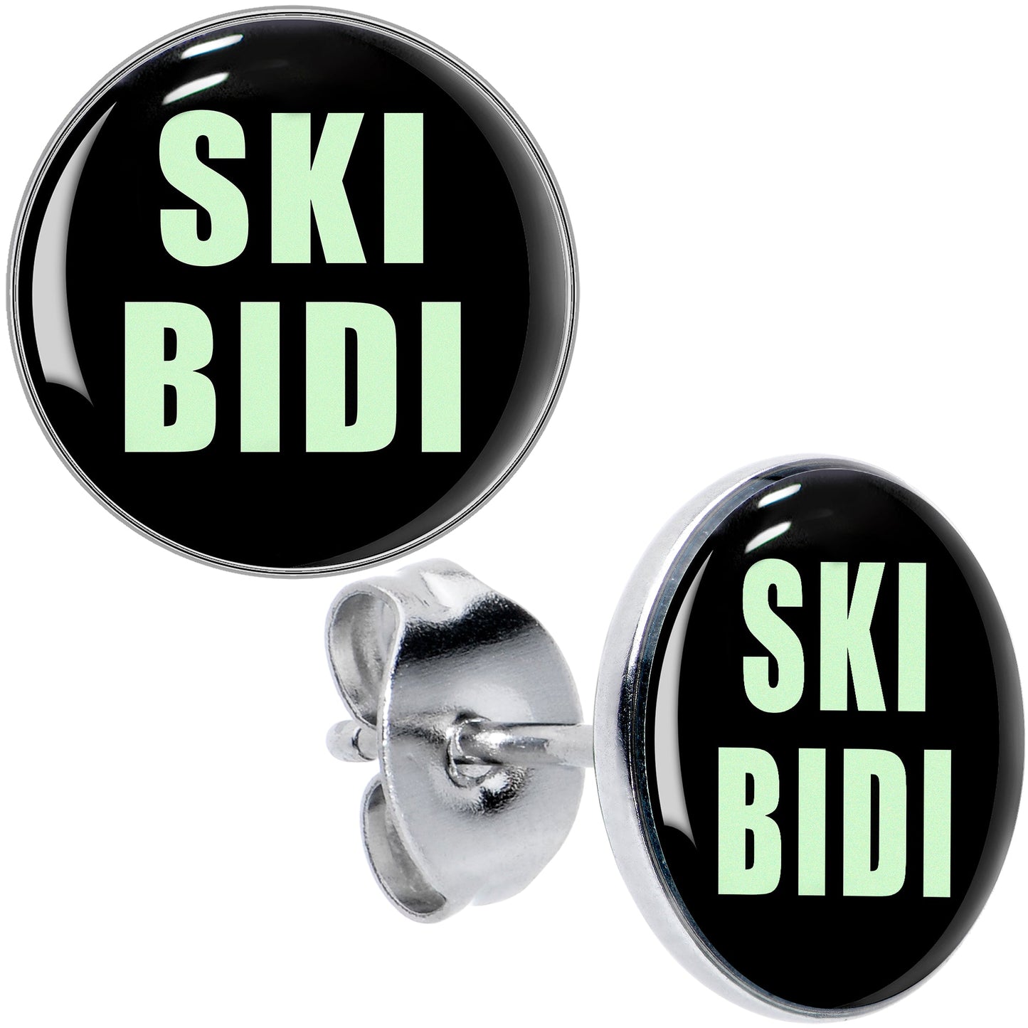 SKIBIDI Stud Earrings by Onyx O