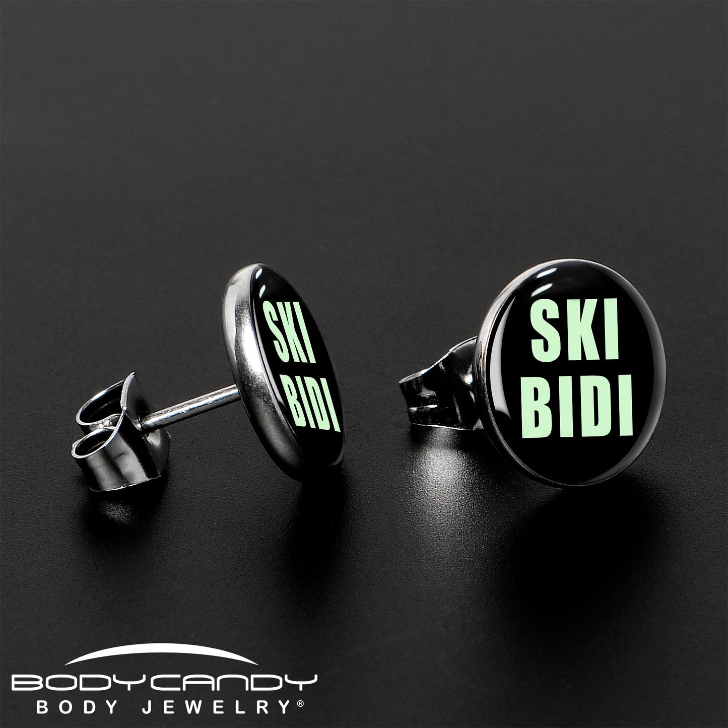 SKIBIDI Stud Earrings by Onyx O