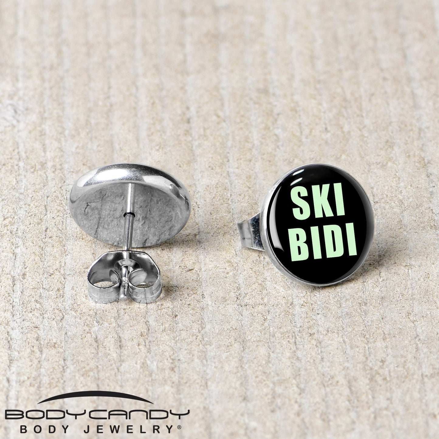 SKIBIDI Stud Earrings by Onyx O
