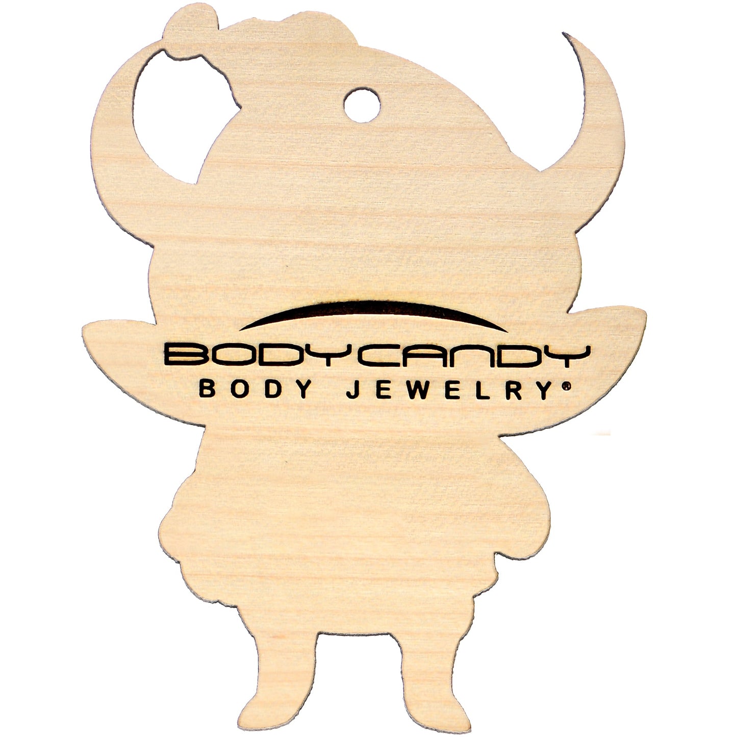 Wood Holiday Krampus Cutie Christmas Ornament