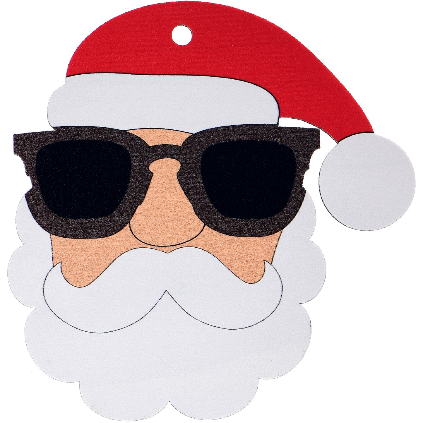 Wood Holiday Santa Claus Christmas Ornament