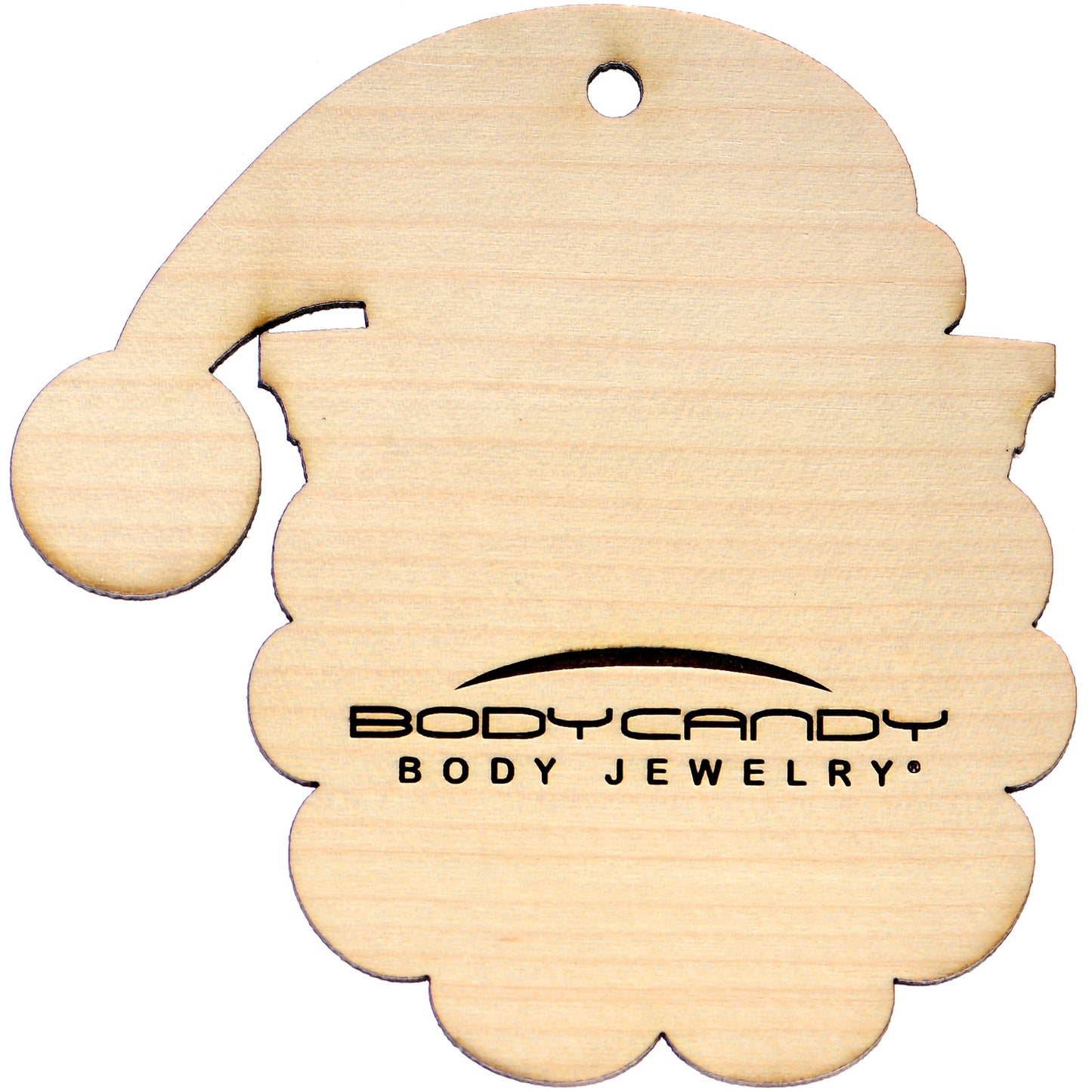 Wood Holiday Santa Claus Christmas Ornament