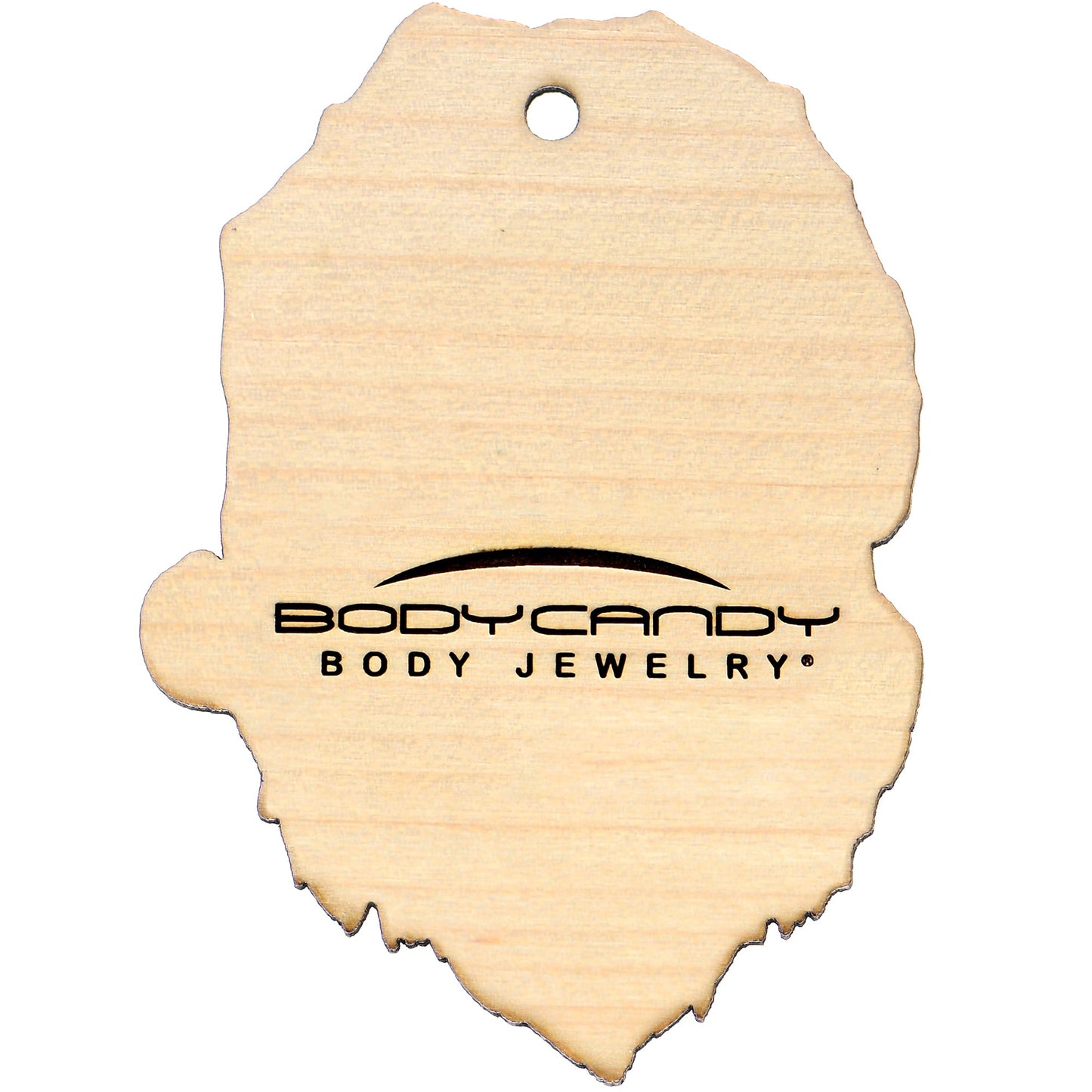 Wood Holiday Skeleton Claus Christmas Ornament