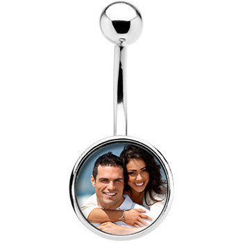 Custom Photo Belly Ring