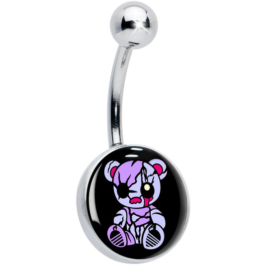 Attitude Teddy Bear Belly Ring by Onyx O