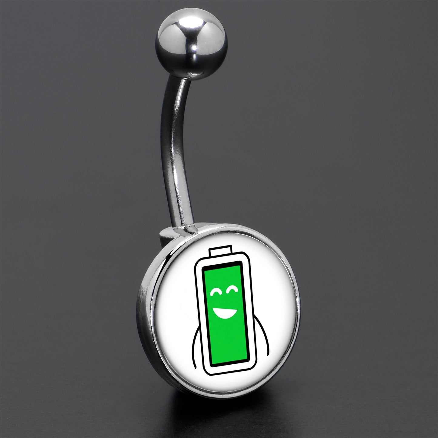 Battery Full Belly Ring by Onyx O