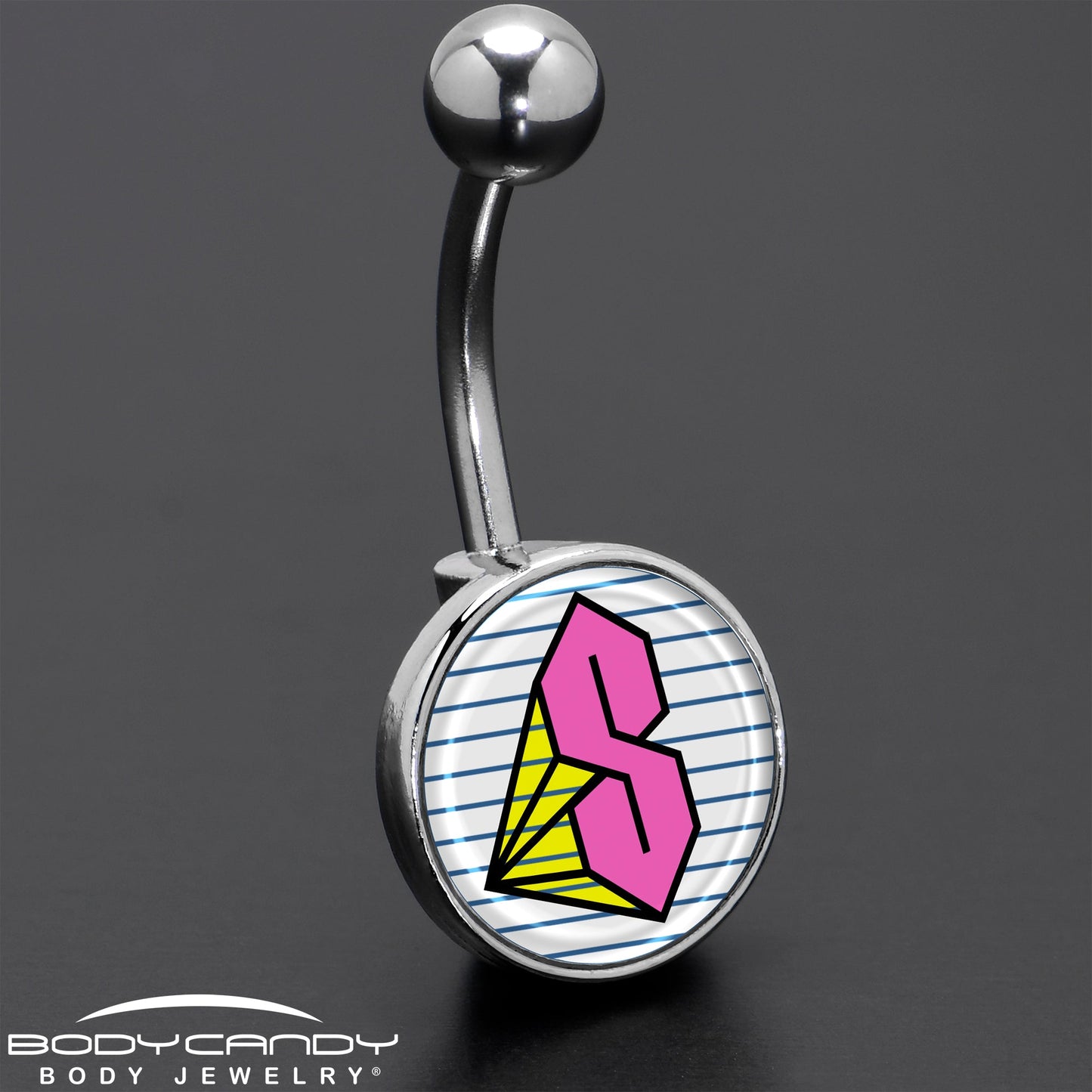 Hot Pink Cool S Belly Ring by Onyx O