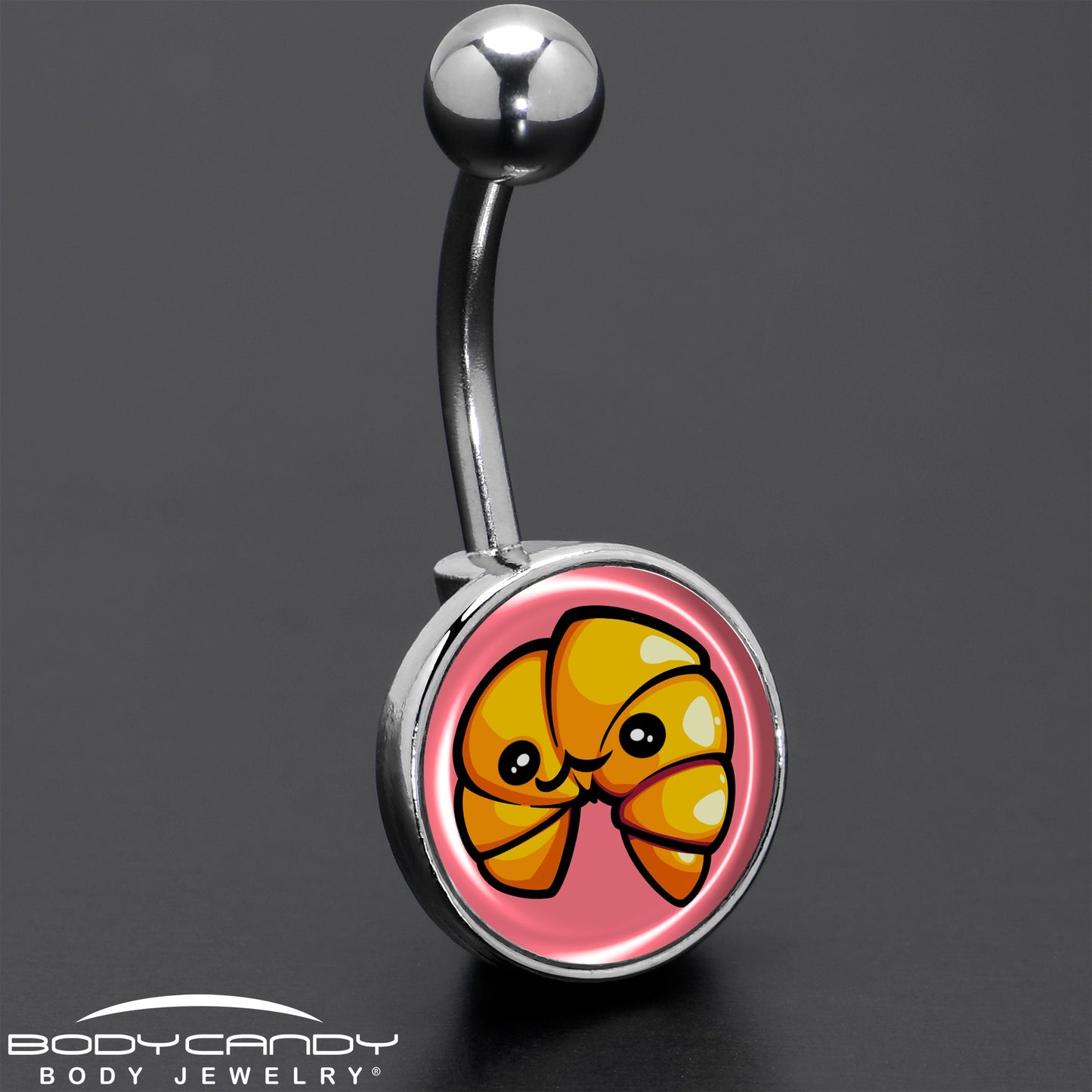 Quaso Croissant Belly Ring by Onyx O