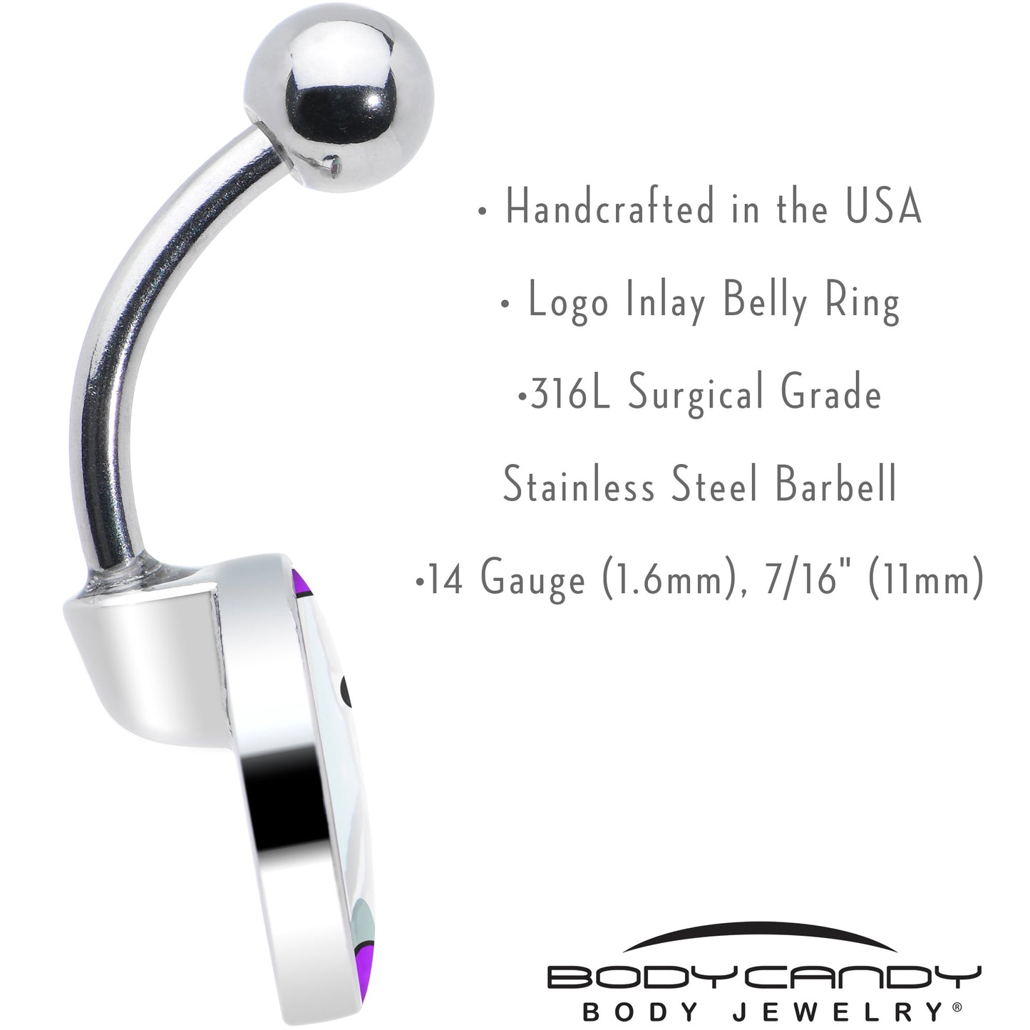 Ghost Belly Ring by Onyx O