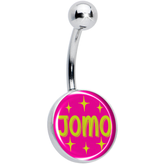 Pink JOMO Belly Ring by Onyx O